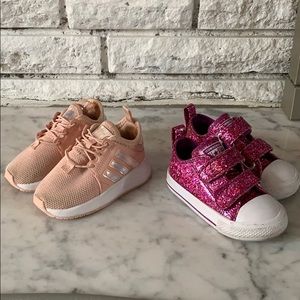 3 pairs toddler girl shoes